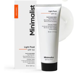 Minimalist Light Fluid Sunscreen SPF 50