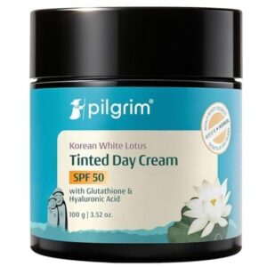 Pilgrim Korean White Lotus Tinted Day Cream SPF 50