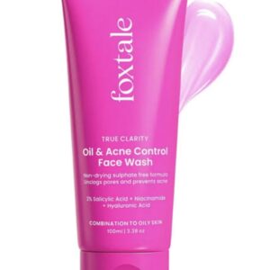 Foxtale True Clarity Oil & Acne Control Face Wash (100ml)