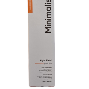 Minimalist Light Fluid SPF 50 Face Sunscreen (50ml)