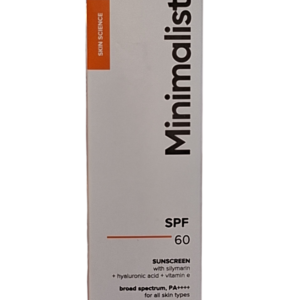 Minimalist SPF 60 Sunscreen with Silymarin (50g)