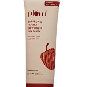 Plum Saffron & Papaya Glow Bright Face Wash (100ml)