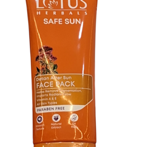 Lotus Herbals Safe Sun Detan After Sun Face Pack
