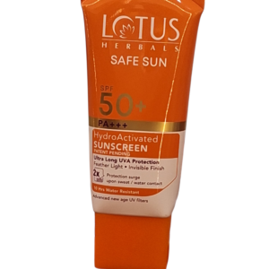 Lotus Herbals Safe Sun HydroActivated Sunscreen SPF 50+