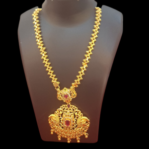 Royal Ruby Temple Pendant Necklace