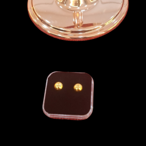 Gold Ball Stud Earrings Deluxe