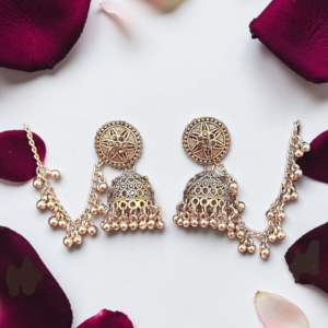 Vintage Sun Jhumka Earrings