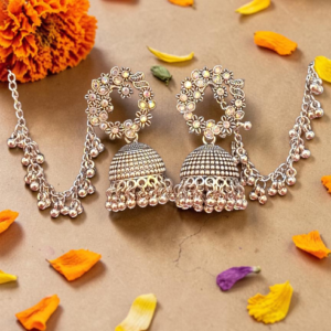 Floral Festival Jhumka Earrings