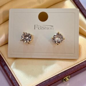 Korean Crystal Stud Earring