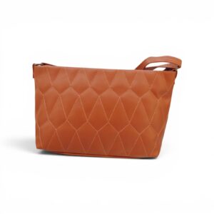 Textured Crescent Hobo Bag ( Pink Colour)
