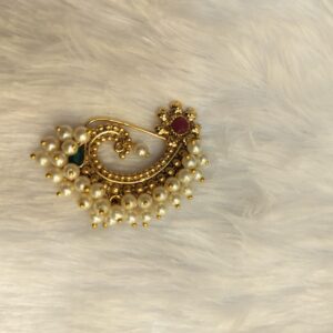 Traditional Maharashtrian Pearl Nath