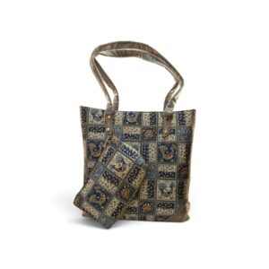 Floral Heritage Handmade Tote Bag