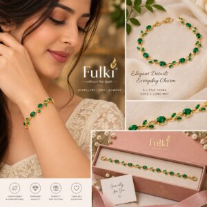Emerald Green Tulip Bracelet - Image 2