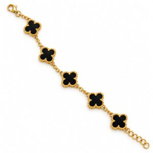 Black Clover Charm Bracelet