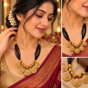 Maharashtrian Lakshmi Coin Toshi Mangalsutra - Image 2
