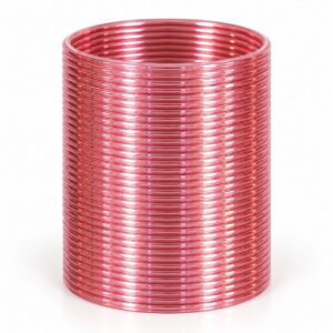 Blush Pink GloosyThin Bangle Set Of 36