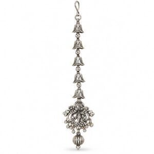 Traditional Jhumka Chain Oxidised Maang Tikka