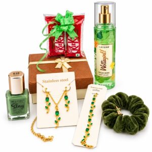 Fulki Emerald Green Luxury Gift Hamper | Jewellery, Beauty & Accessories Combo
